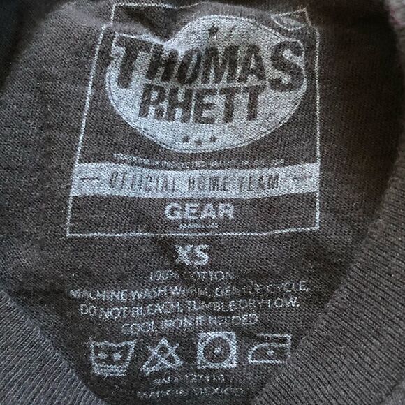 *** UNIQUE*** THOMAS RHETT Opening Act Band Shirt sz XS - Picture 6 of 6